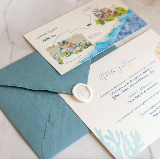 Invitaciones de Boda Acuareladas y Personalizadas para Parejas en Toda España