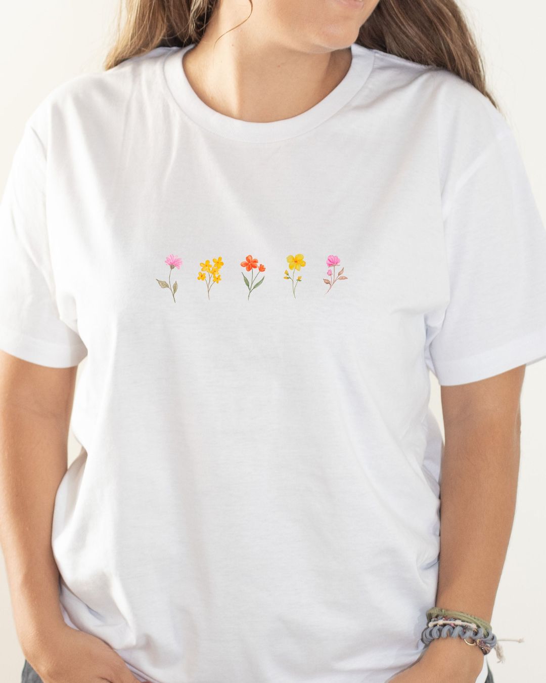 CAMISETA FLORECILLAS
