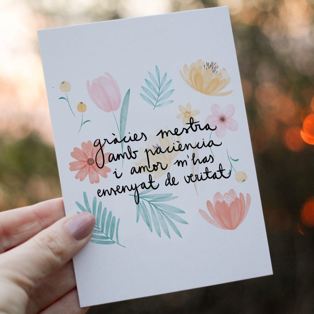 Postal Mestra Valencià