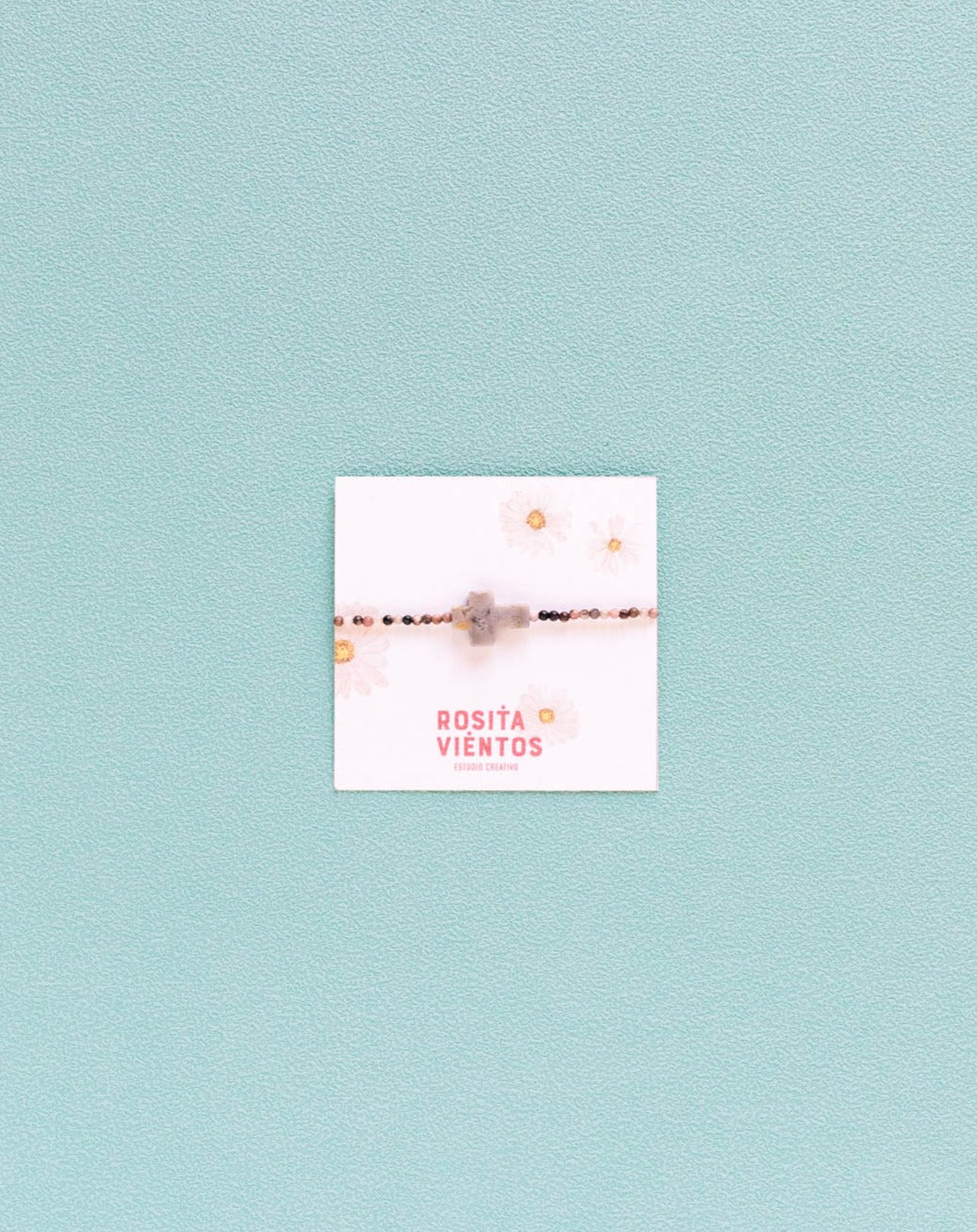 Pulsera Cruz Piedras