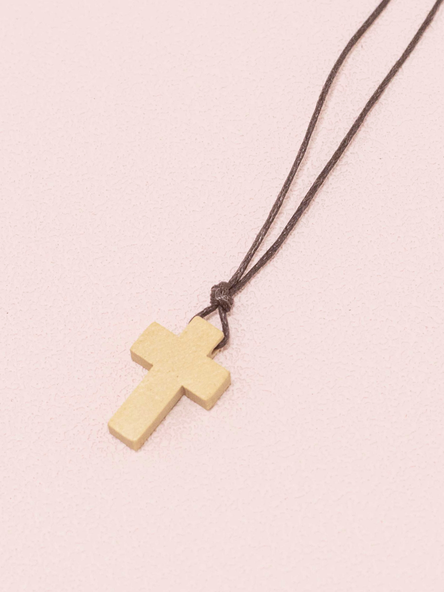 Colgante Cruz Madera