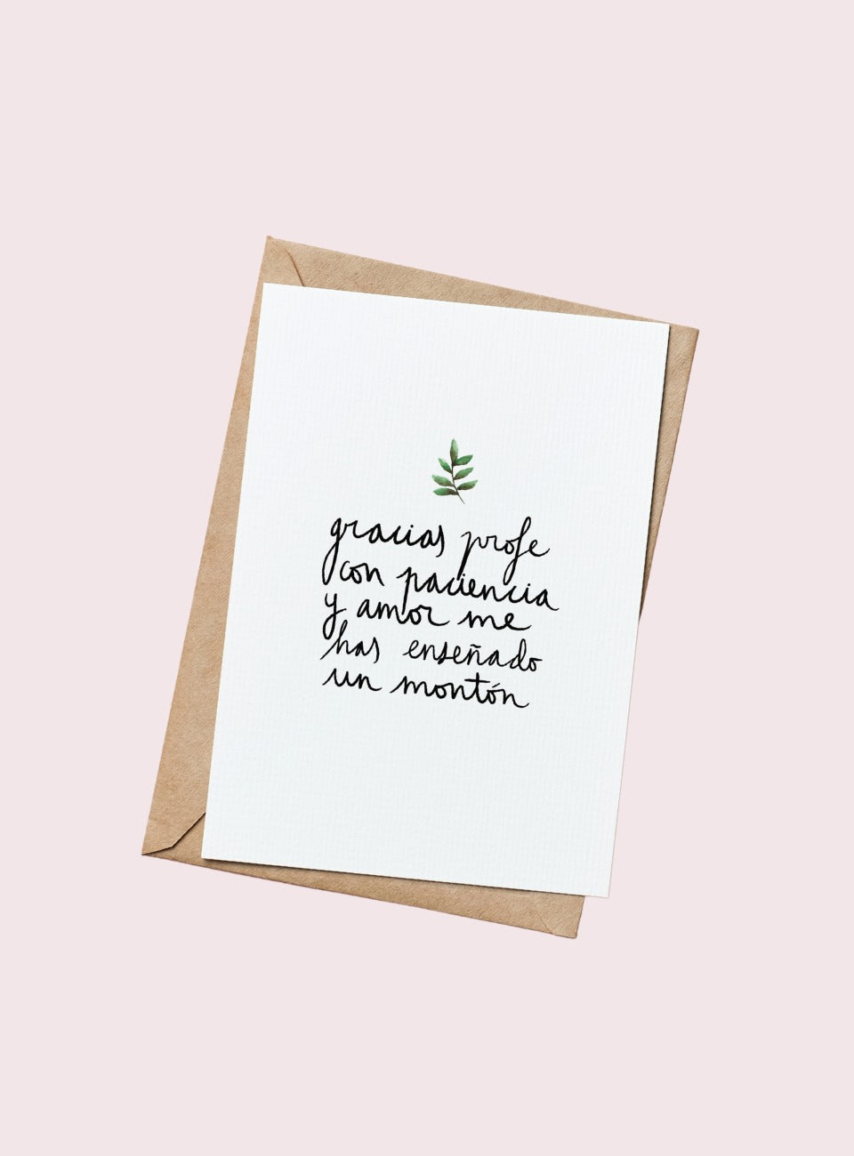 Postal Profe Gracias