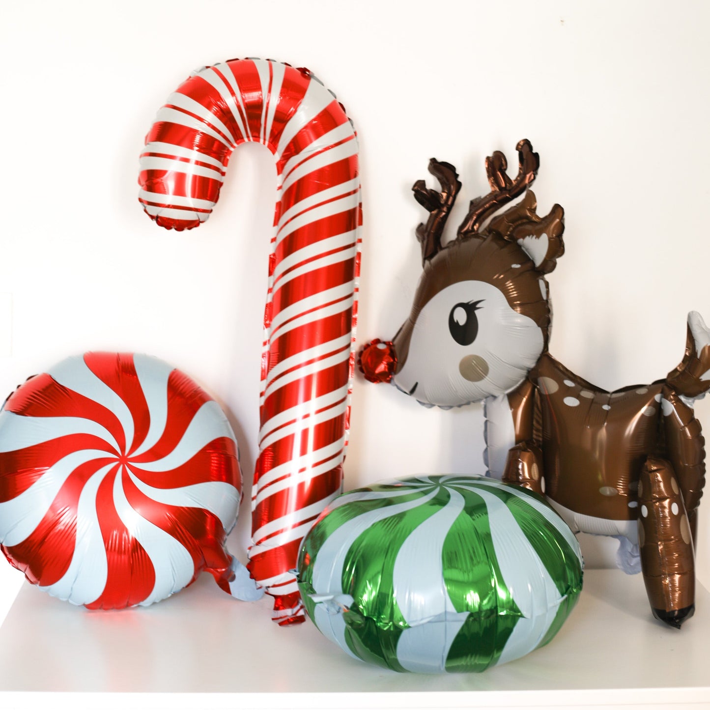Globos Caramelos Papa Noel
