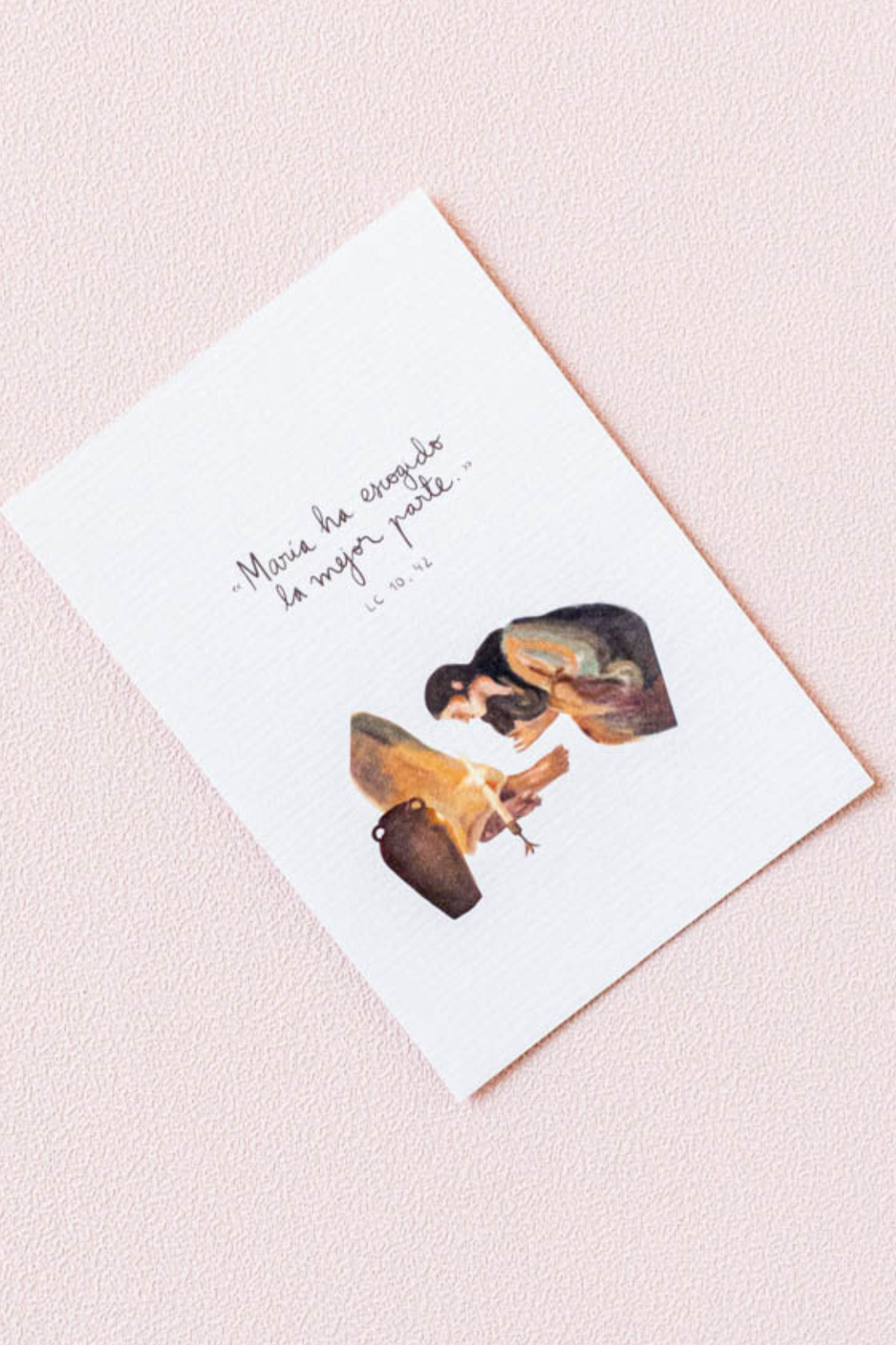 Recordatorio Bautizo/Comunión con ilustración personalizada