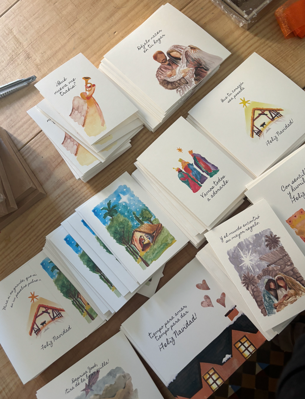 Salvemos la Tradición: Postales de Navidad Hechas a Mano en Acuarela desde Valencia