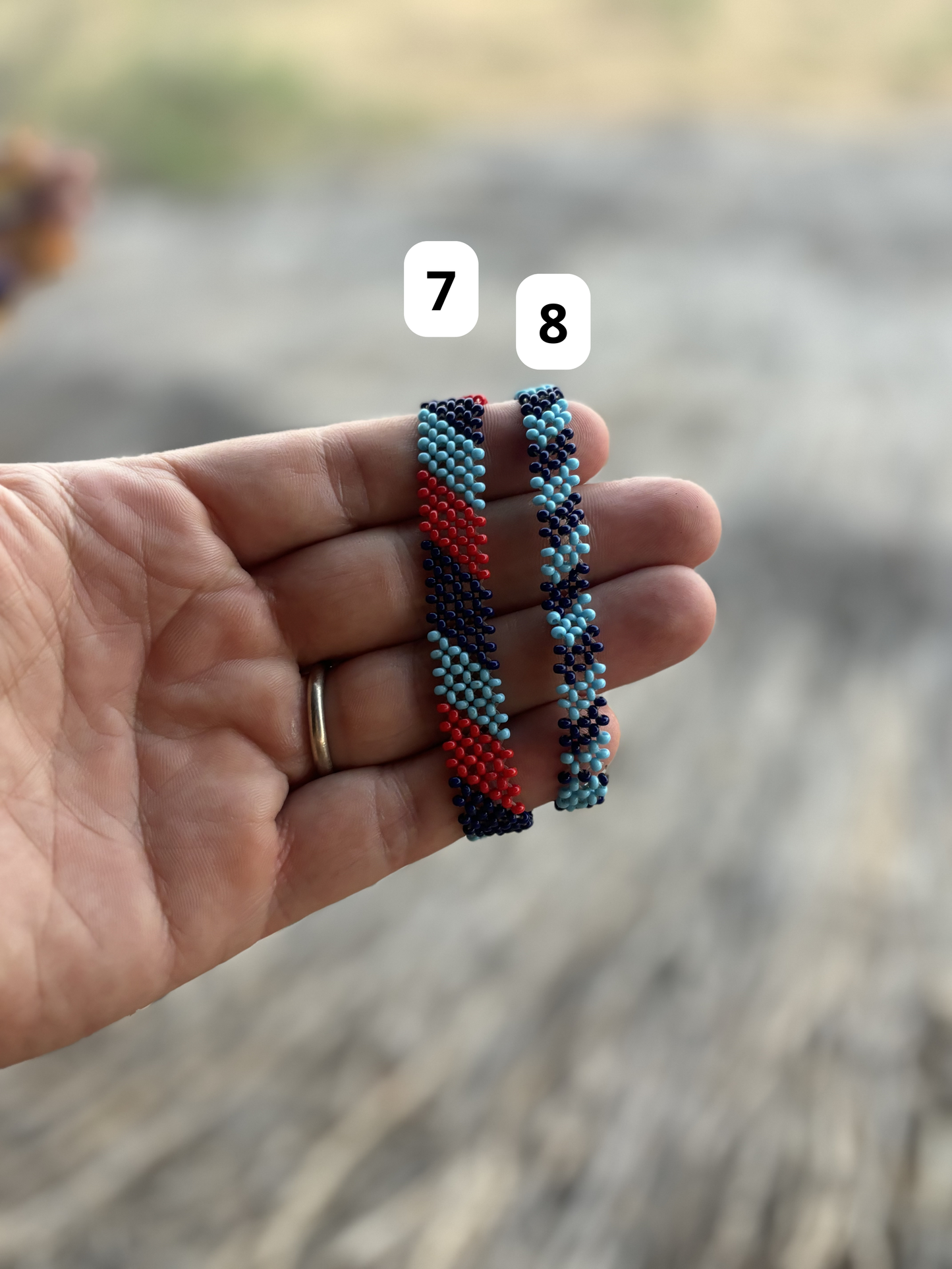 Pulsera S Azulados