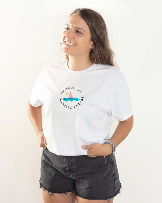 CAMISETA HAY LUGARES QUE SE QUEDAN EN UNO