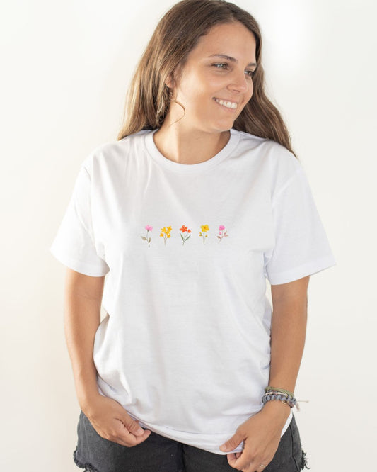 CAMISETA FLORECILLAS