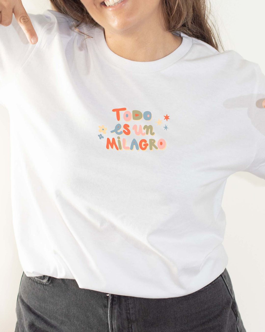 CAMISETA TODO ES UN MILAGRO