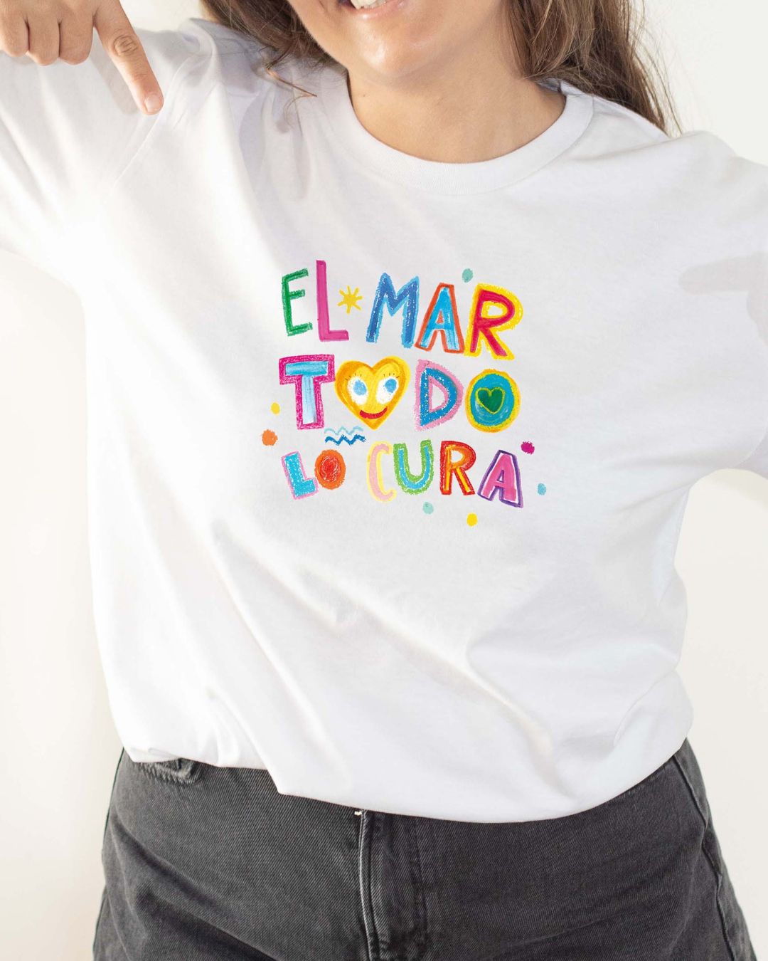 CAMISETA EL MAR TODO LO CURA