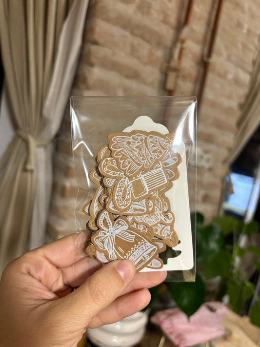 Pack Etiquetas Kraft