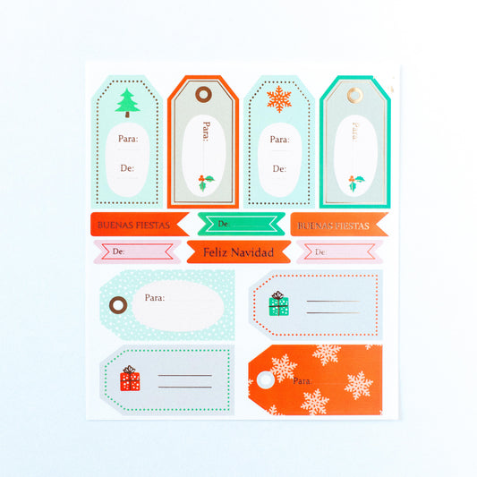 Pegatinas Navidad Etiquetas