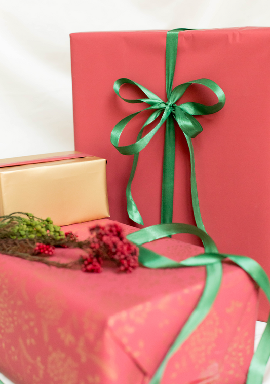 Papel Burdeos Oro Reversible