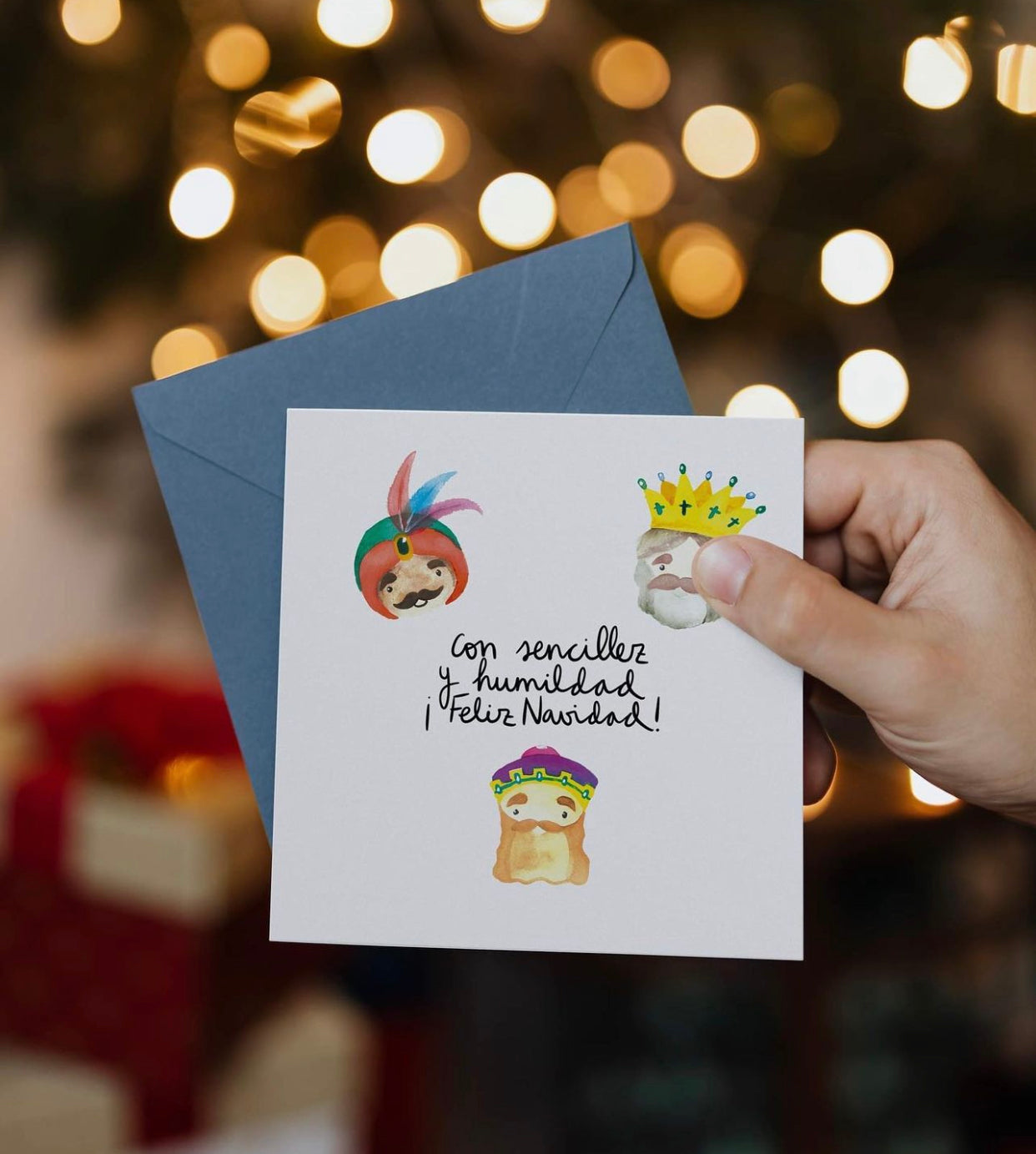 Postal Reyes Magos Color