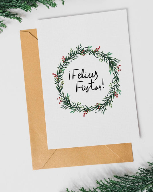 Postal Felices Fiestas