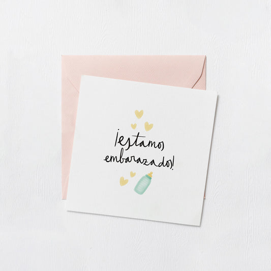 Postal Estamos embarazados